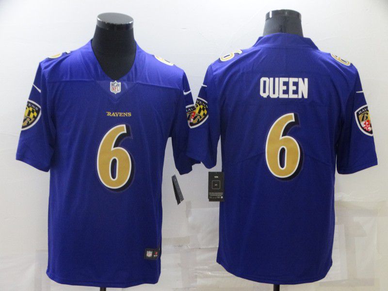 Men Baltimore Ravens 6 Queen Purple Nike Vapor Untouchable Limited NFL Jersey